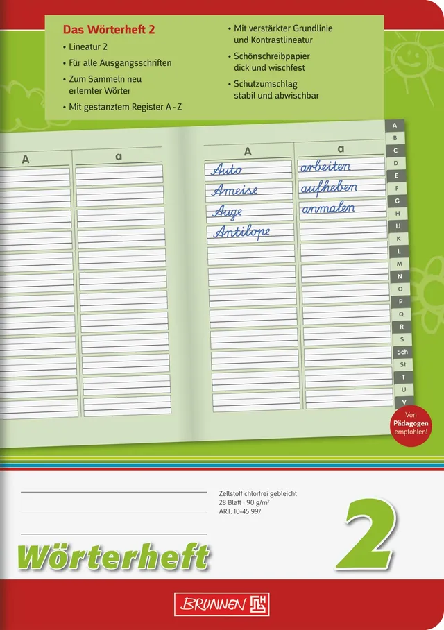brunnen-1045997-w-rterheft-2-a5-28-blatt-mit-register image 1
