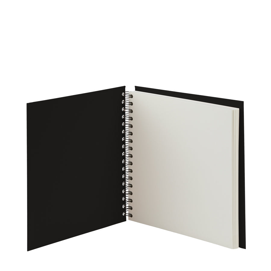 r-ssler-s-o-h-o-spiral-fotoalbum-blanko-25x23cm-60-seiten-schwarz image 2