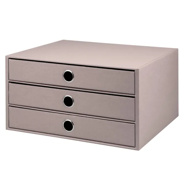 r-ssler-s-o-h-o-schubladenbox-a4-querformat-3-f-cher-taupe image 1