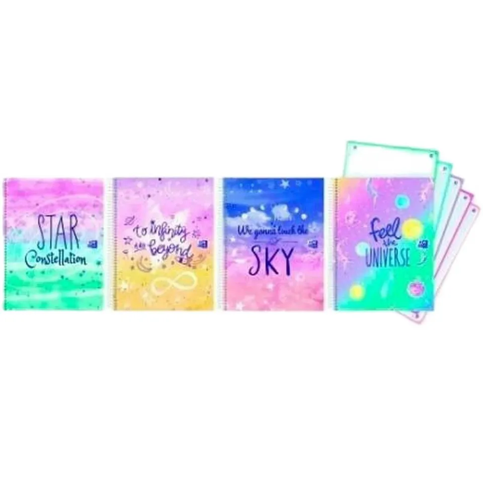 oxford-europeanbook-5-galactic-pastell-notizbuch-a4-5er-pack image 1