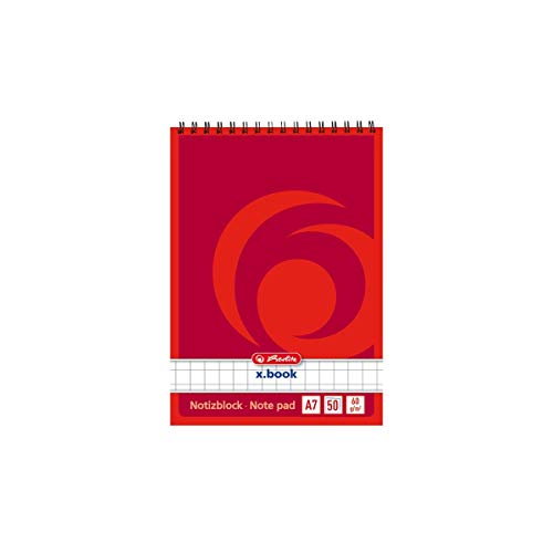 herlitz-x-book-spiral-notizblock-a7-kariert-ohne-rand-4-st-ck image 4