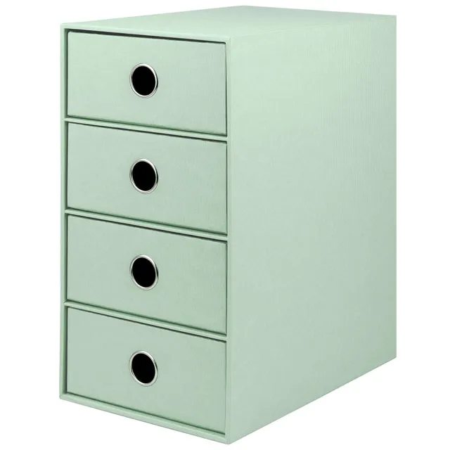 r-ssler-s-o-h-o-schubladenbox-a5-din-lang-4-f-cher-mint image 1
