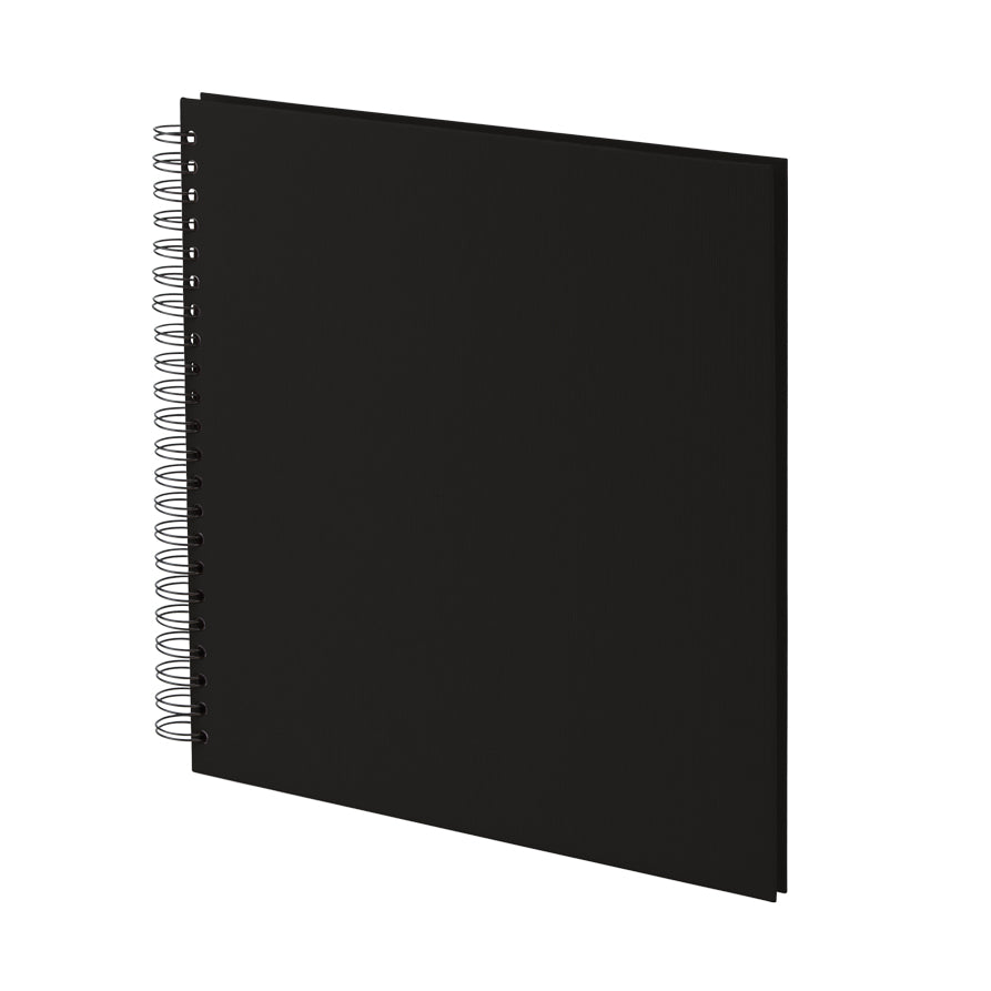 r-ssler-s-o-h-o-spiral-fotoalbum-31x30-cm-60-schwarze-seiten-schwarz image 1