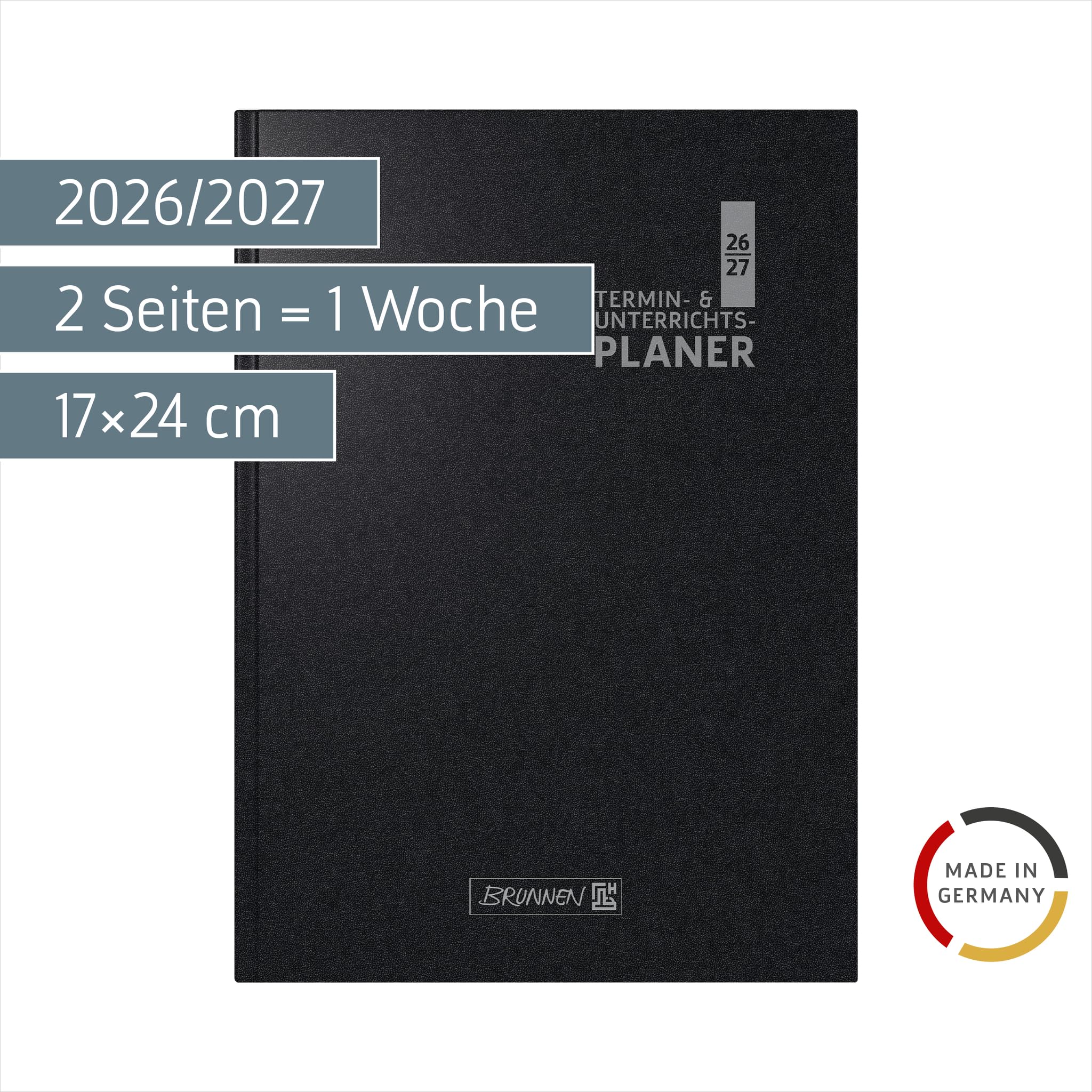 brunnen-termin-unterrichtsplaner-2026-2027-a5-schwarz image 2