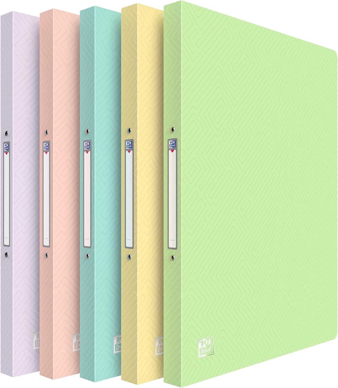 oxford-urban-ringbuch-ordner-a4-2-cm-pastell-sortiert-5er-pack image 1