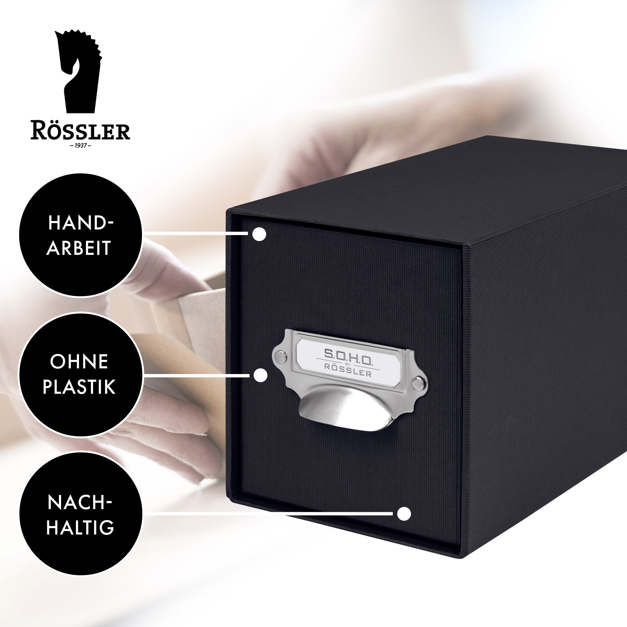 r-ssler-s-o-h-o-schubladenbox-a6-f-r-cds-fotos-schwarz image 4