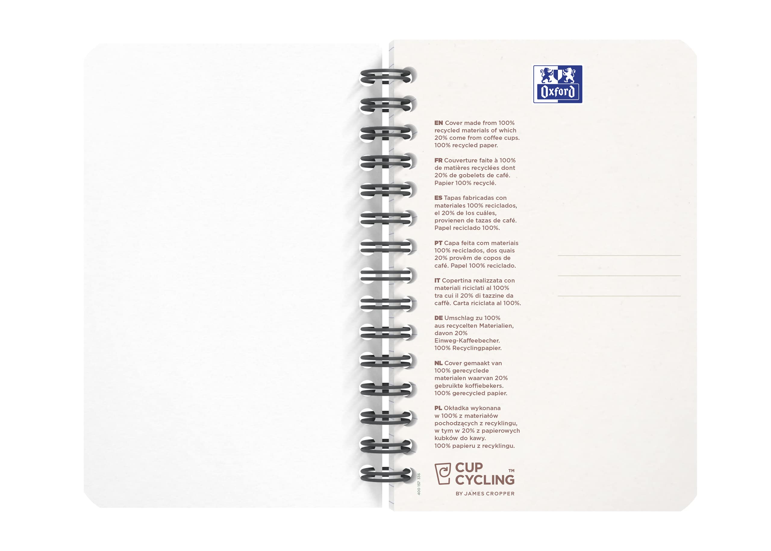 oxford-my-rec-up-spiral-notizbuch-9-x-14-cm-kariert-90-blatt-6-farben-10-st-ck image 2