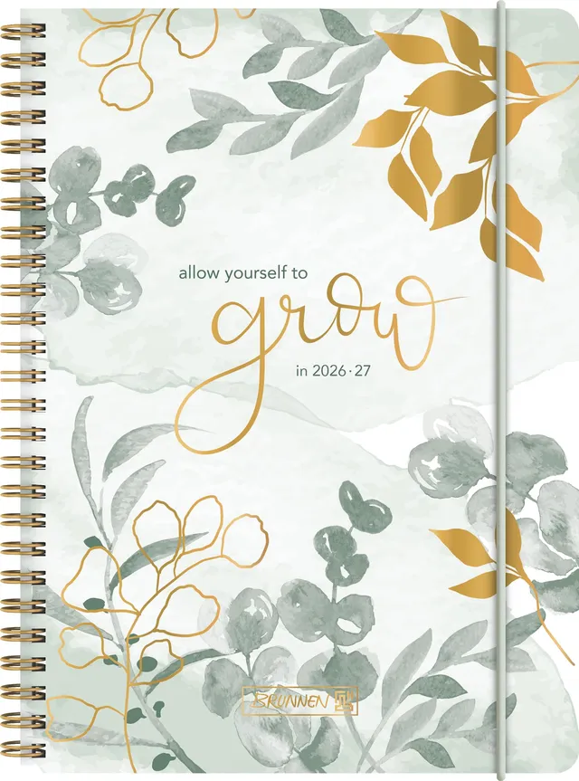 brunnen-sch-lerkalender-2026-2027-bloom-a5-sch-lerplaner-mehrfarbig-mit-folienve image 1