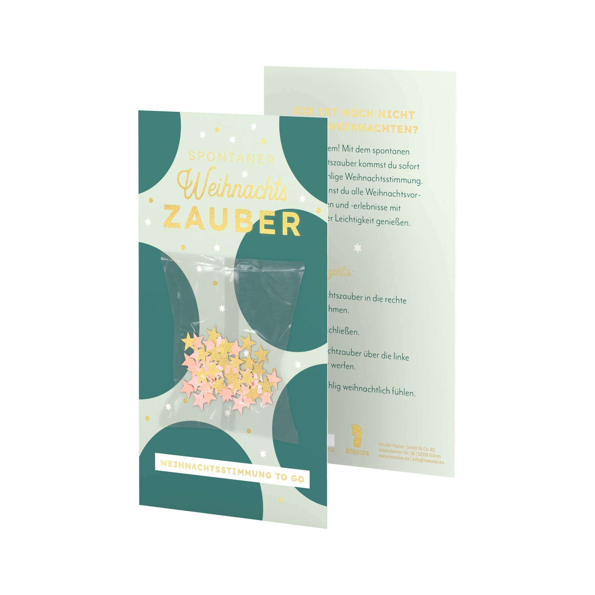 r-ssler-ho-ho-ho-geschenkkarte-weihnachtszauber-90x160-mm-mit-gimmick image 1