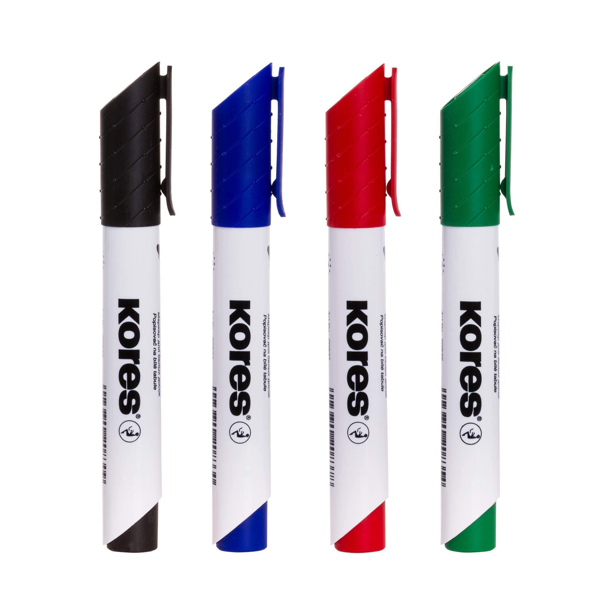 kores-k-marker-xw1-whiteboard-marker-rundspitze-4-farben-set image 2