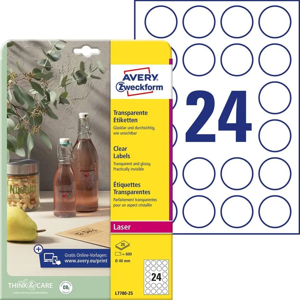 avery-zweckform-l7780-25-runde-etiketten-transparent-40mm-600-klebepunkte-auf-a4 image 1