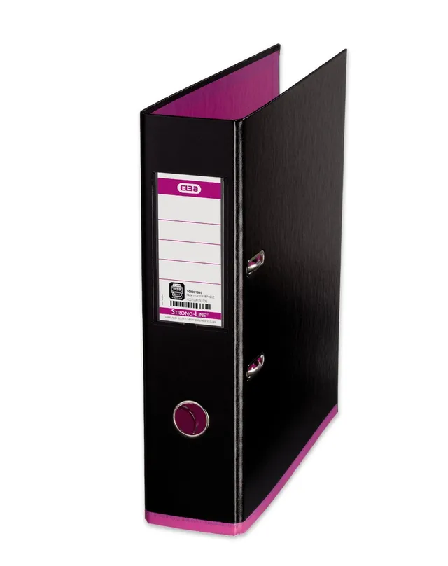 oxford-mycolour-ordner-a4-8-cm-breit-schwarz-pink image 1