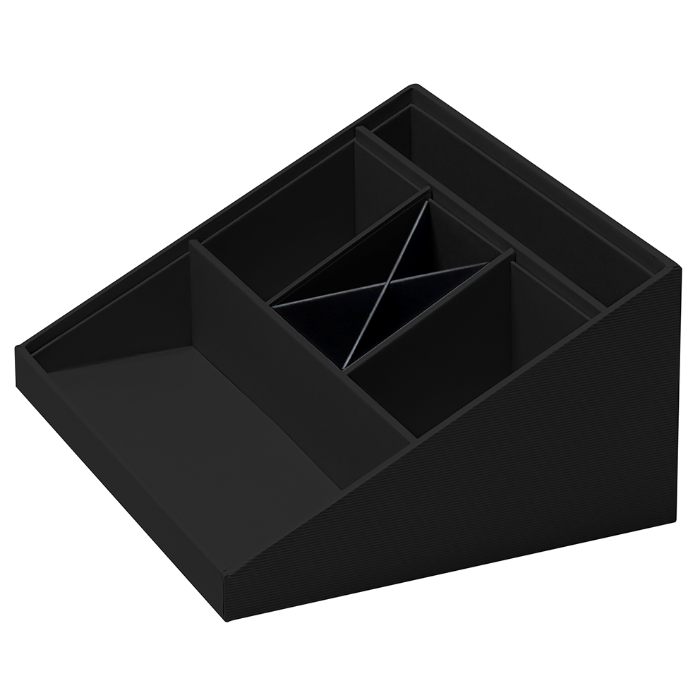 r-ssler-s-o-h-o-schreibtisch-organizer-mit-5-f-chern-schwarz image 5