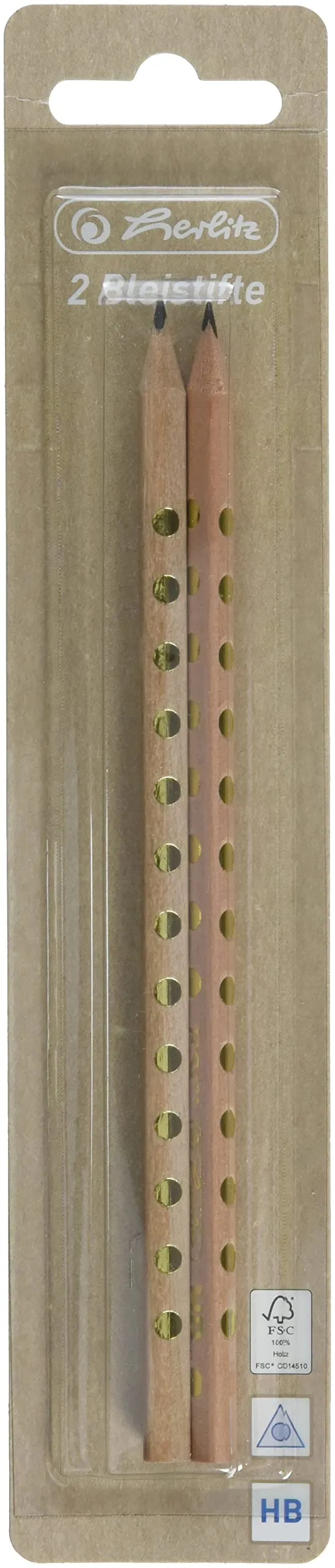 herlitz-pure-glam-bleistift-hb-dreikant-2-st-ck image 1