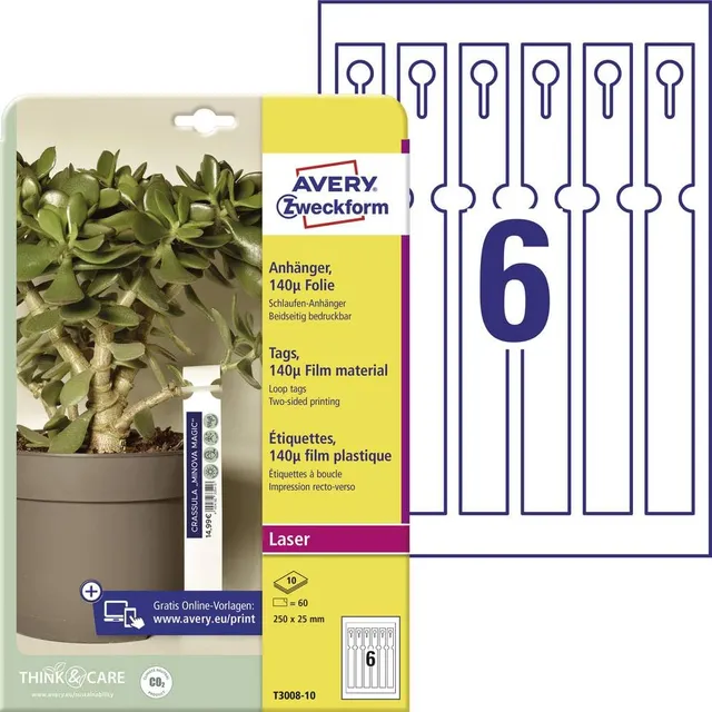avery-zweckform-t3008-10-schlaufenanh-nger-wetterfest-250x25-mm-60-stk-wei-e-fol image 1