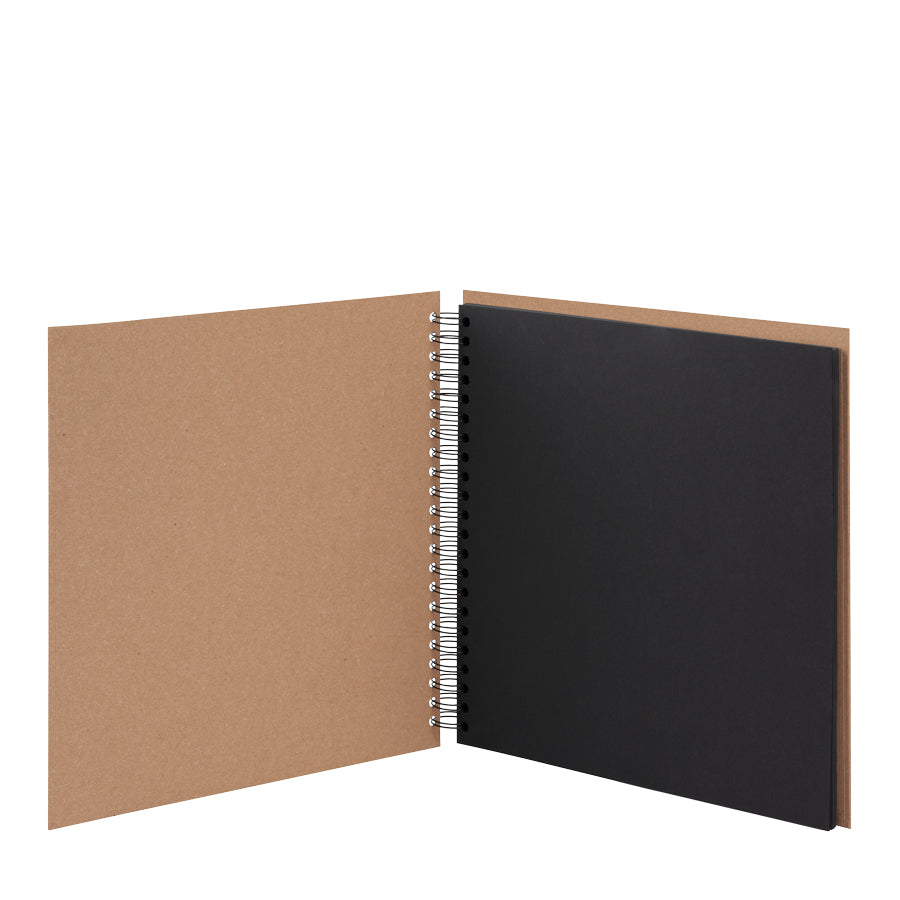r-ssler-s-o-h-o-spiral-fotoalbum-blanko-31x30cm-60-schwarze-seiten-kraft image 2