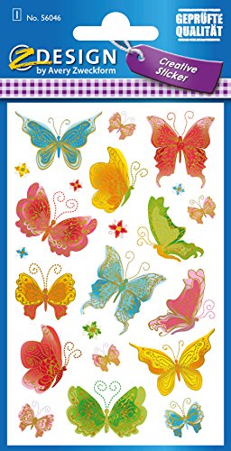avery-zweckform-56046-z-design-deko-sticker-schmetterlinge-22-stk image 5