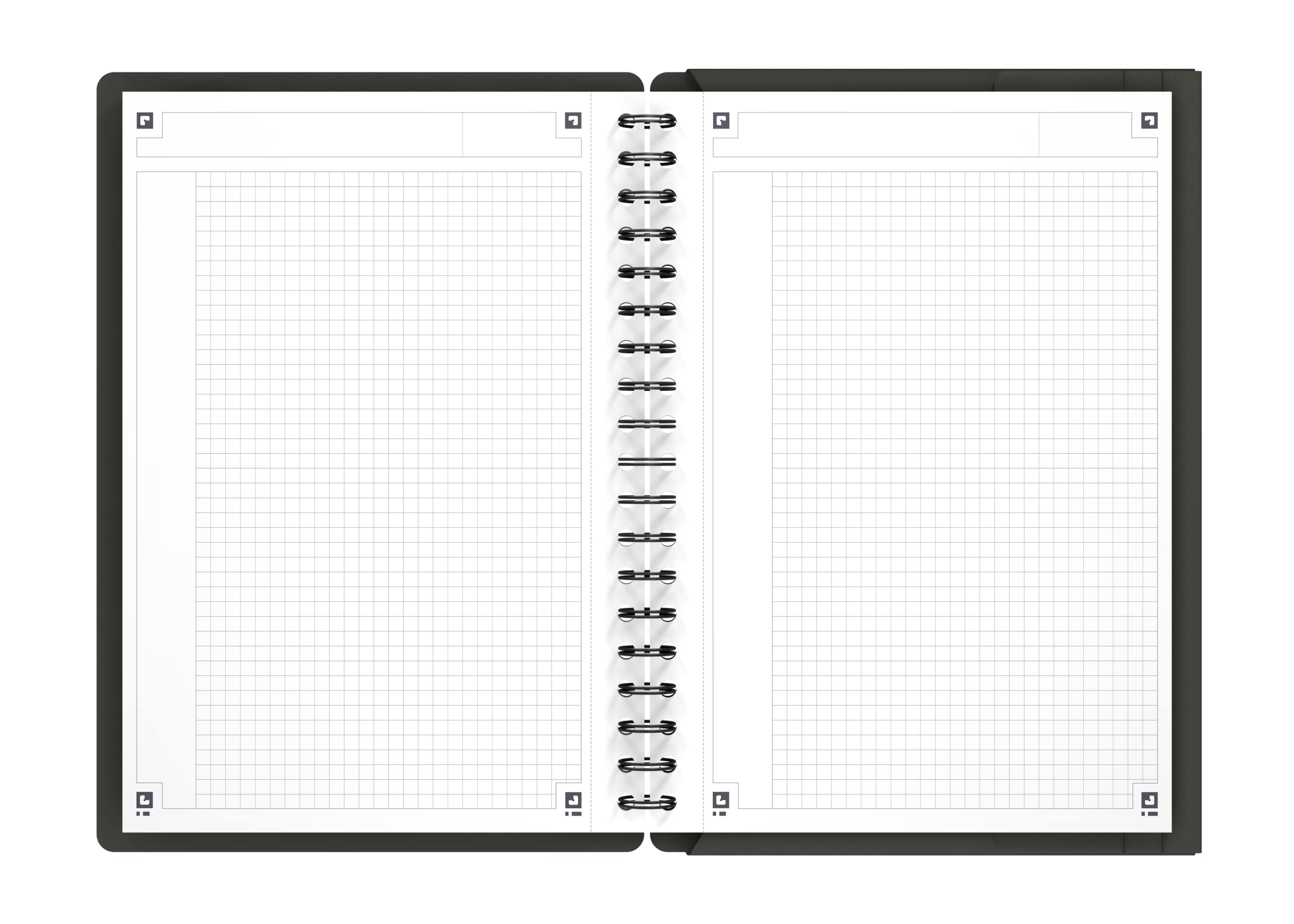 oxford-meetingbook-international-b5-kariert-160-seiten-mit-gummizugmappe-5er-pac image 4