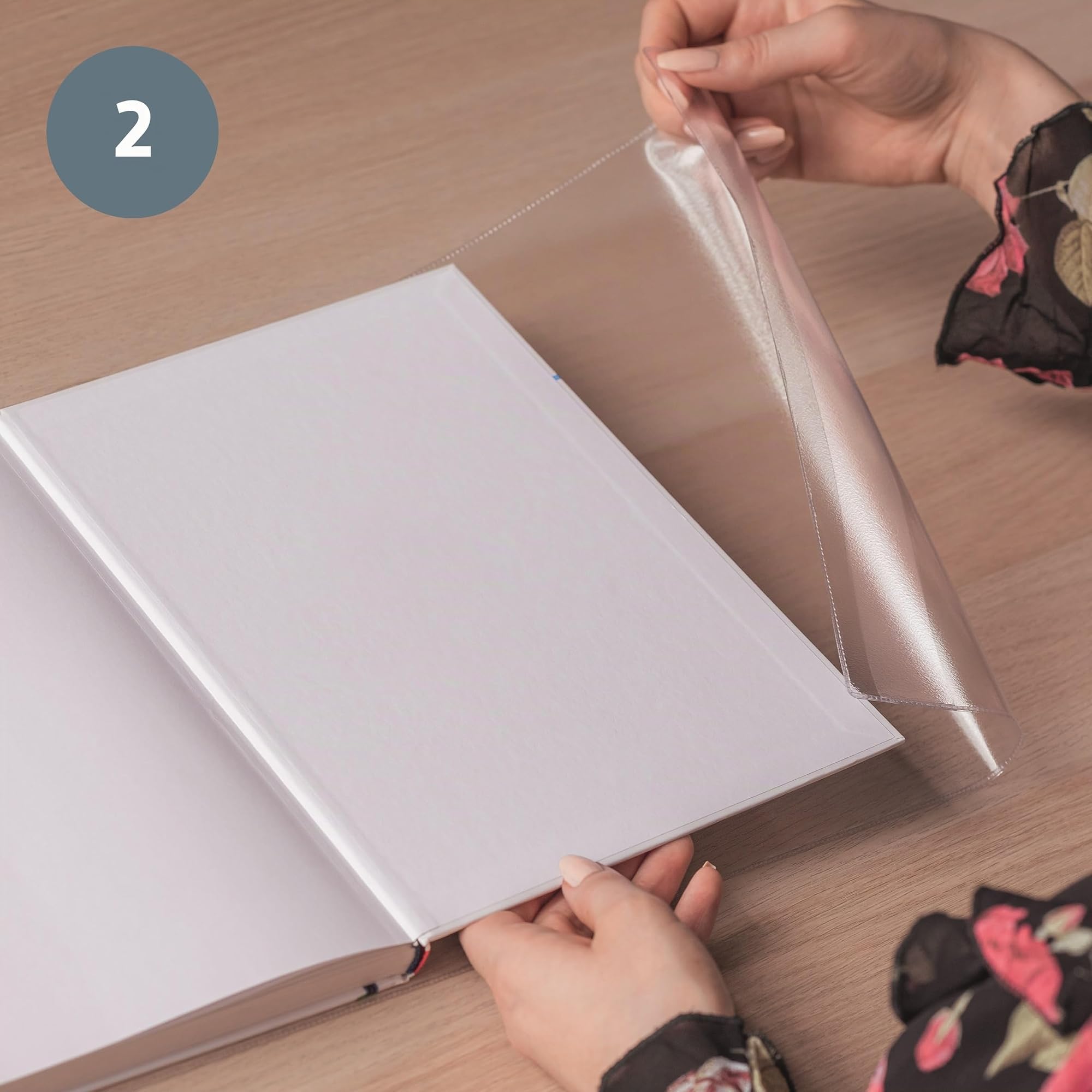 brunnen-buchschoner-buchumschlag-23-cm-transparent-pvc image 3