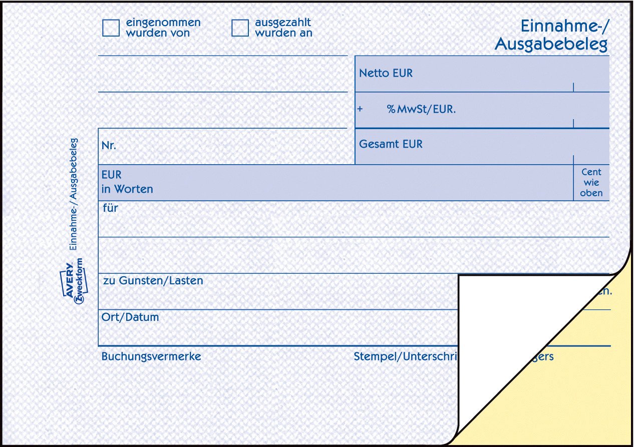 avery-zweckform-1755-einnahme-ausgabebeleg-a6-quer-selbstdurchschreibend-2x40-bl image 2