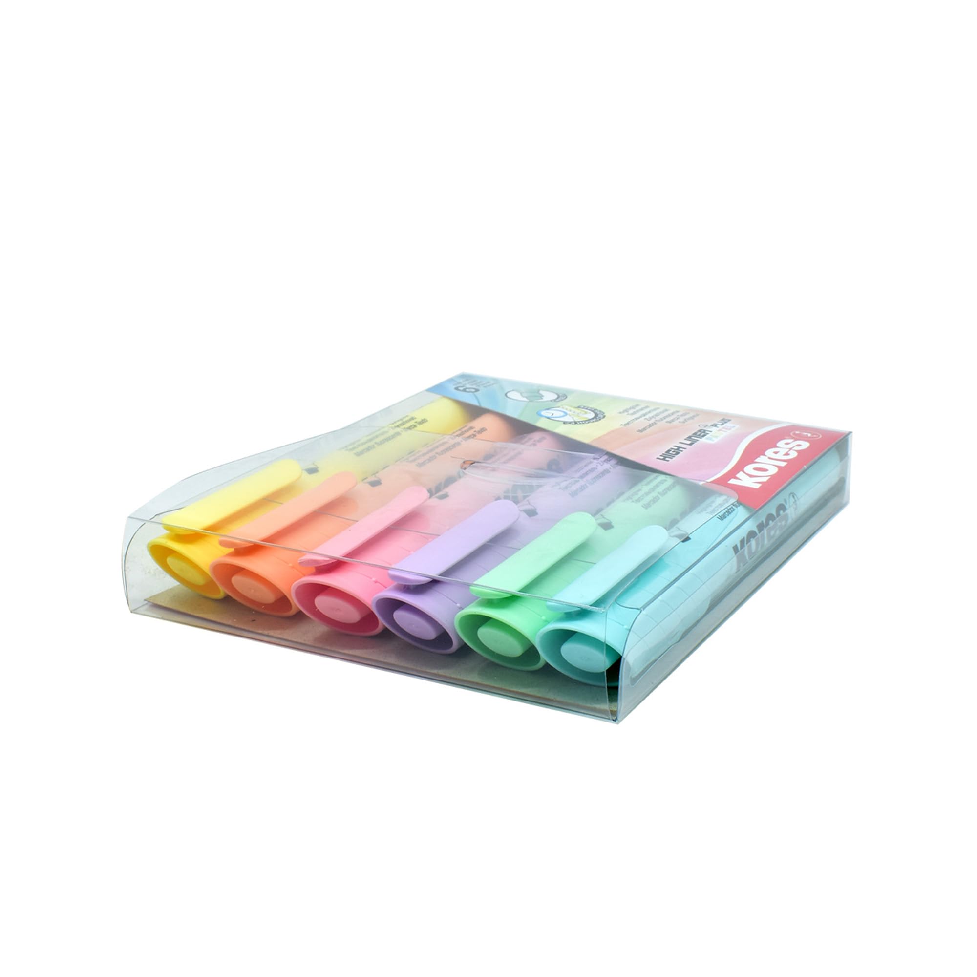 kores-high-liner-plus-textmarker-6-pastellfarben-keilspitze image 5