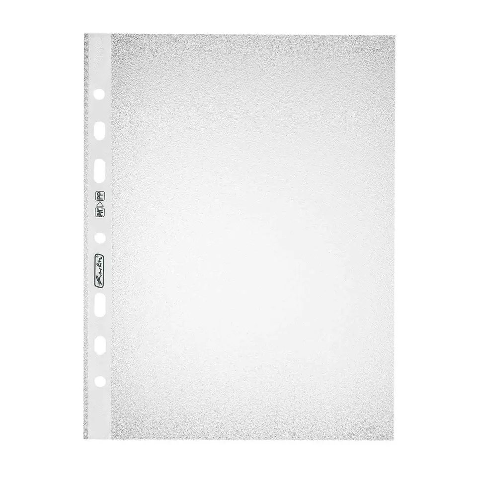 herlitz-10468585-prospekth-lle-a5-standard-genarbt-transparent-100-st-ck image 1