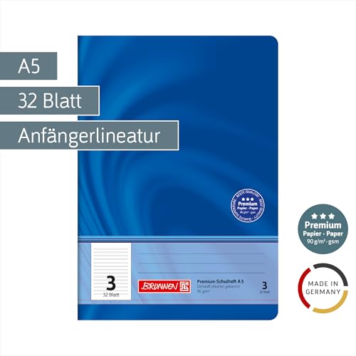 brunnen-premium-schulheft-din-a5-32-blatt-lin-3-doppelheft image 6