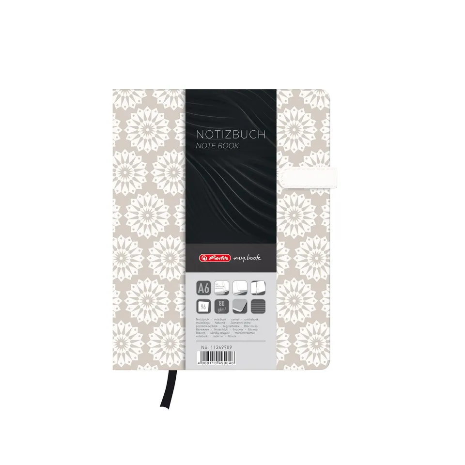 herlitz-my-book-lady-pure-notizbuch-a6-liniert-mit-magnetverschluss-96-blatt image 1