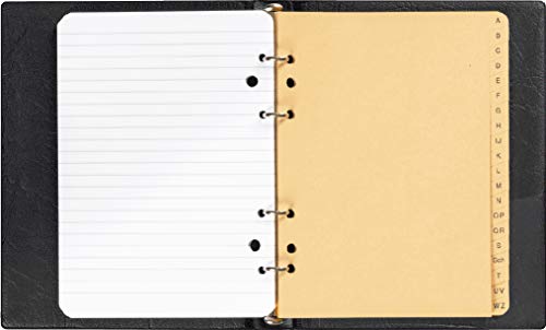 brunnen-106521090-ringbuch-a6-4-ringe-schwarz-inkl-50-blatt-liniert image 5