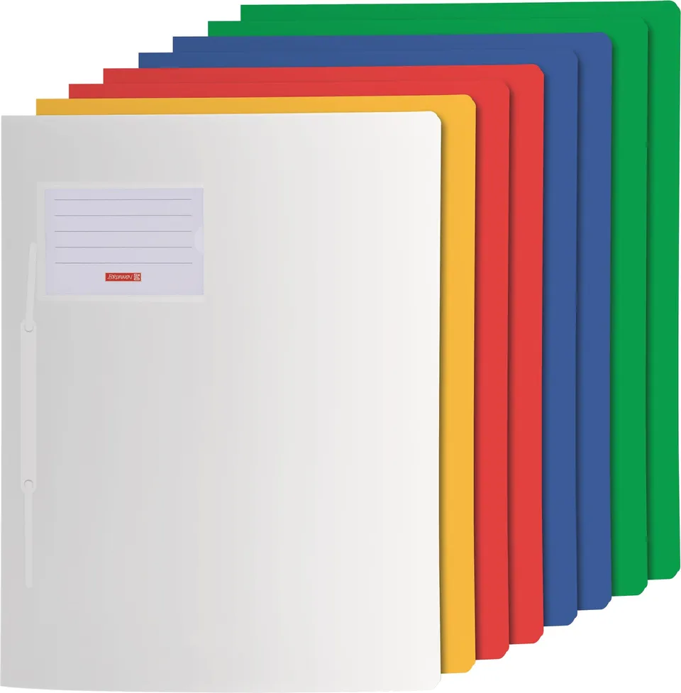 brunnen-fact-pp-schnellhefter-a4-8er-pack-farbig-sortiert-aus-polypropylen image 1