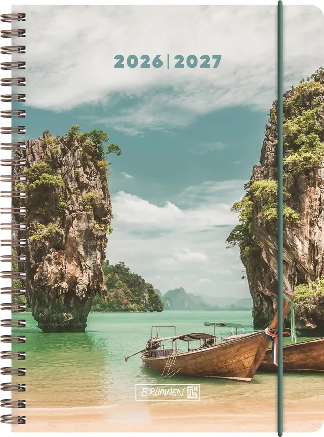 brunnen-sch-lerkalender-2026-2027-tropical-a5-18-monate image 1