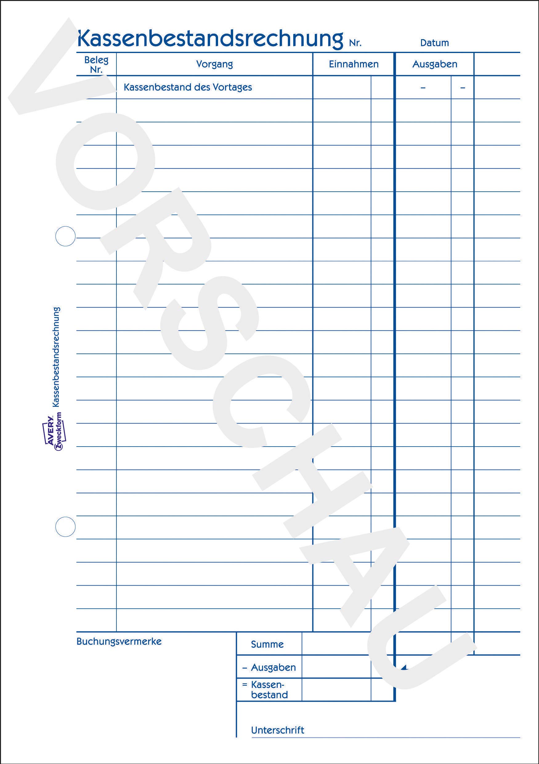 avery-zweckform-1218-recycling-kassenbestandsrechnung-a5-50-blatt-f-r-tageseinna image 4
