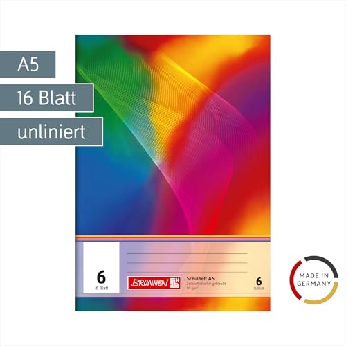 brunnen-104590602-schulheft-din-a5-16-blatt-lineatur-6-blanko image 6