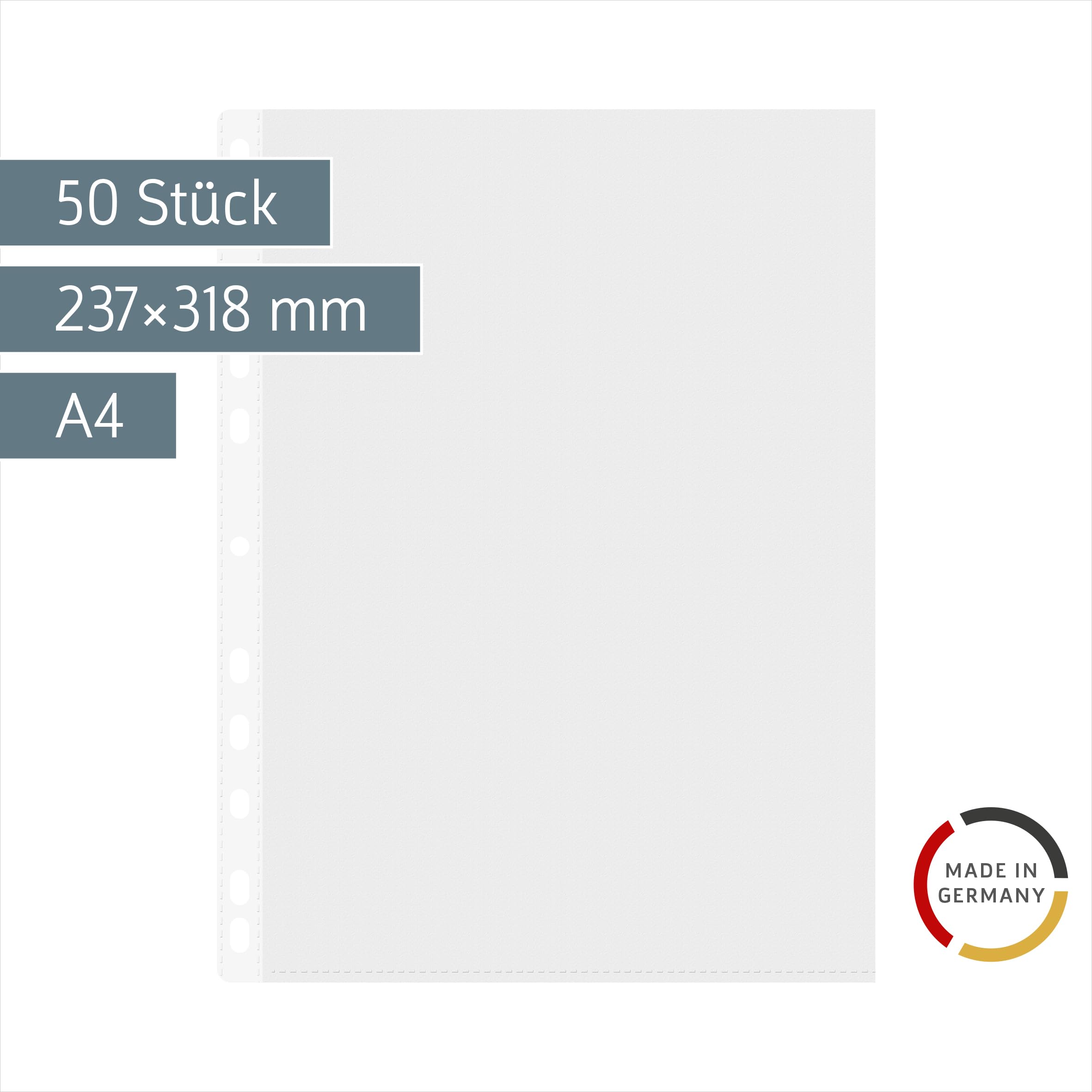 brunnen-prospekth-llen-a4-transparent-11-fach-lochung-50-st-ck image 2