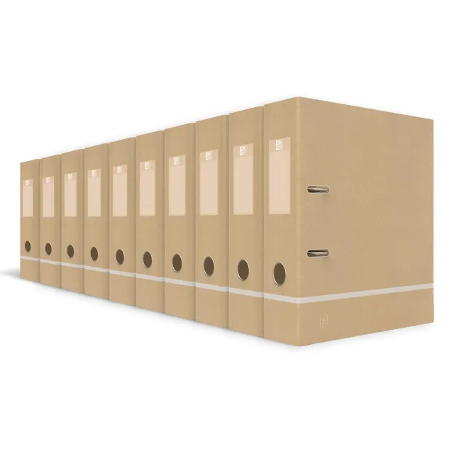 oxford-ordner-a4-breit-8-cm-r-cken-umwelt-papier-beige-10-st-ck image 1