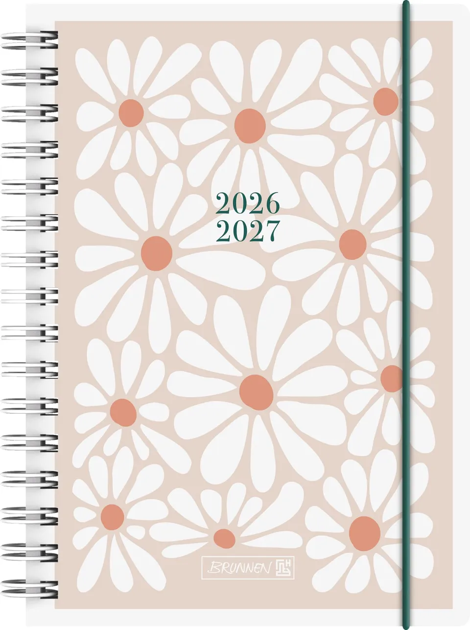 brunnen-sch-lerkalender-2026-2027-daisy-a5-kunststoff-beige-1-seite-1-tag image 1