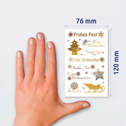avery-zweckform-z-design-aufkleber-weihnachten-schriftz-ge-gold-silber-20-st-ck image 8