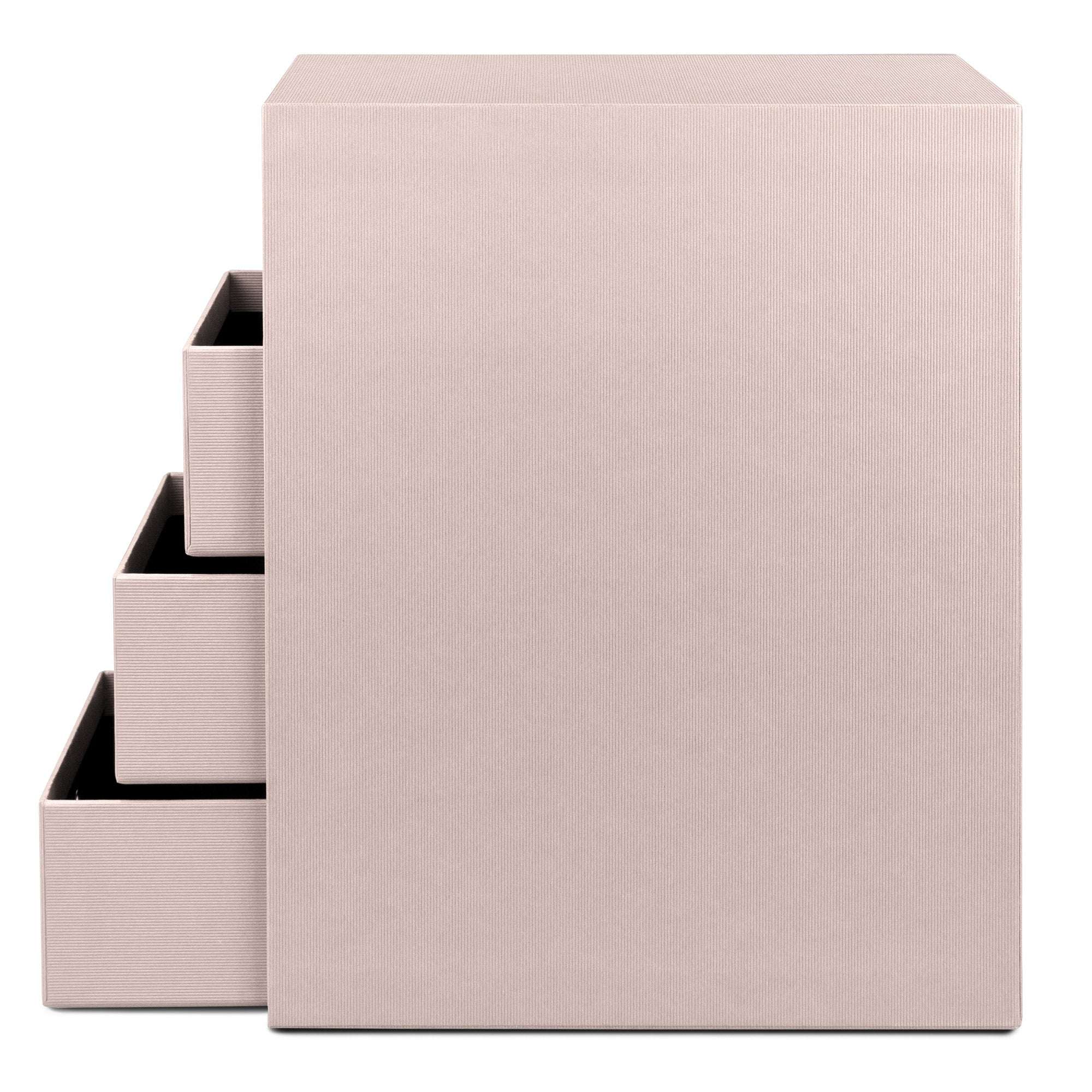 r-ssler-s-o-h-o-schubladenbox-a5-din-lang-4-f-cher-powder-rosa image 3