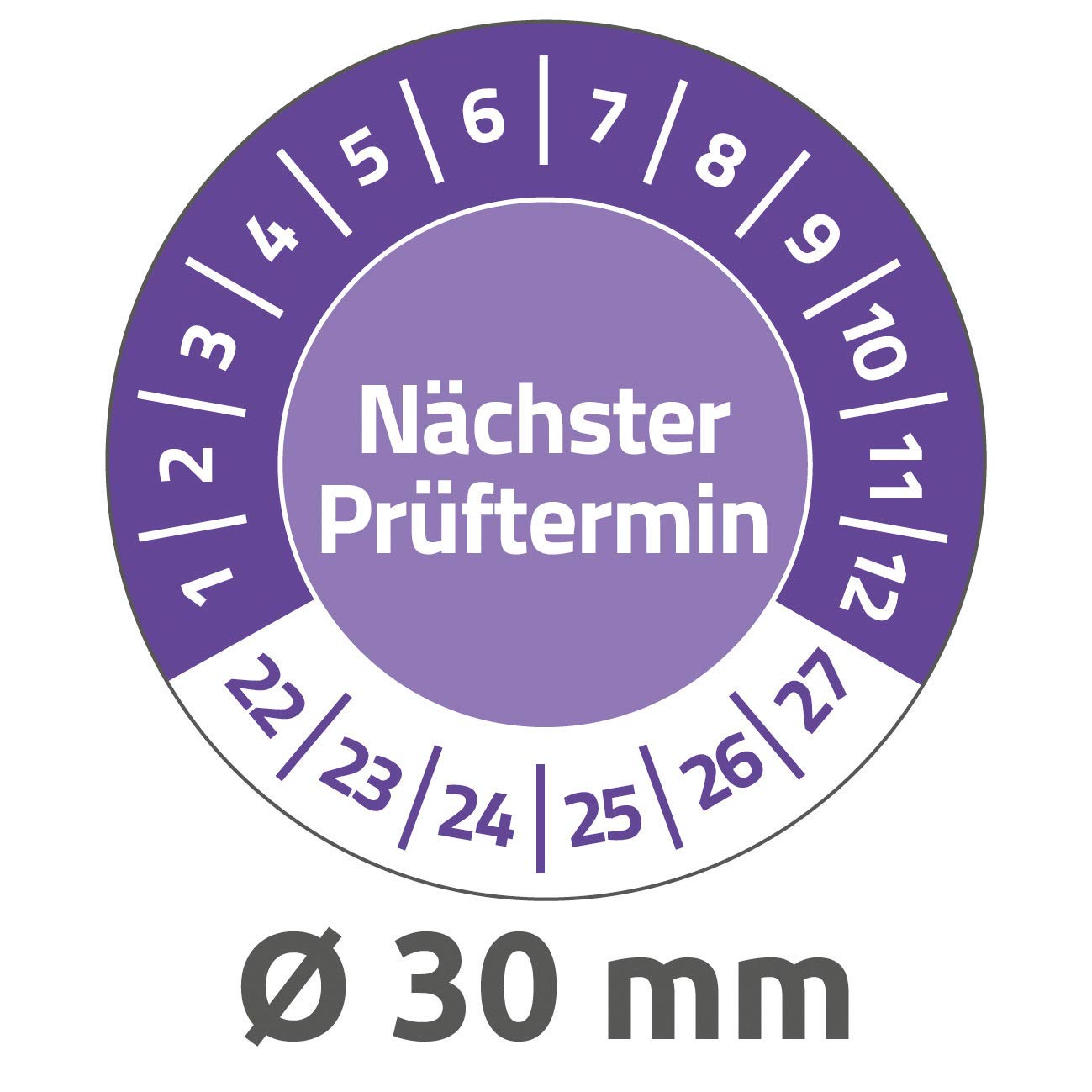 avery-zweckform-6987-2024-pr-fplaketten-n-chster-pr-ftermin-20-mm-gelb-120-st-ck image 8