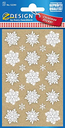 avery-zweckform-z-design-52290-weihnachtsaufkleber-eiskristalle-wei-30-sticker image 6