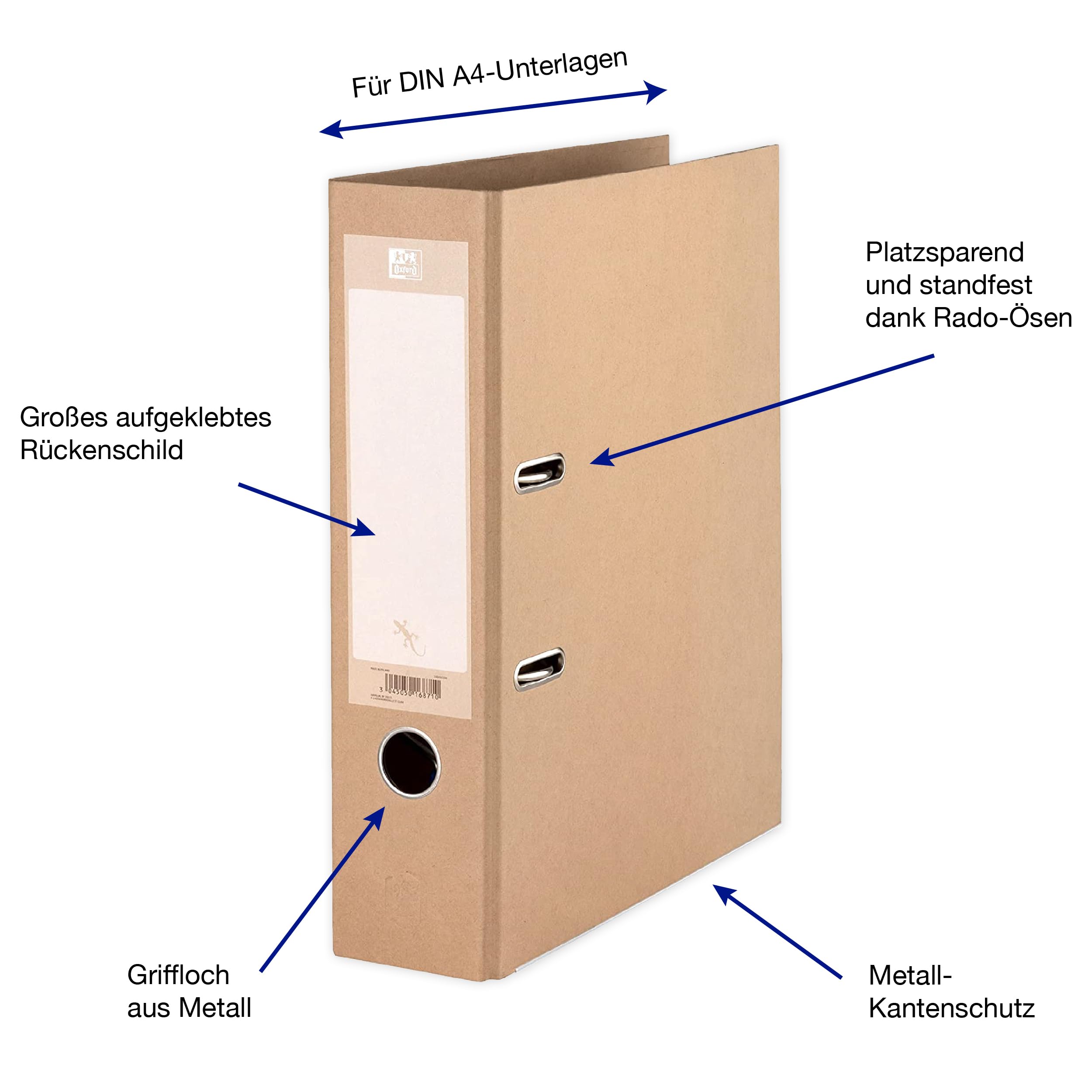 oxford-ordner-a4-8-cm-breit-beige-3-st-ck image 2