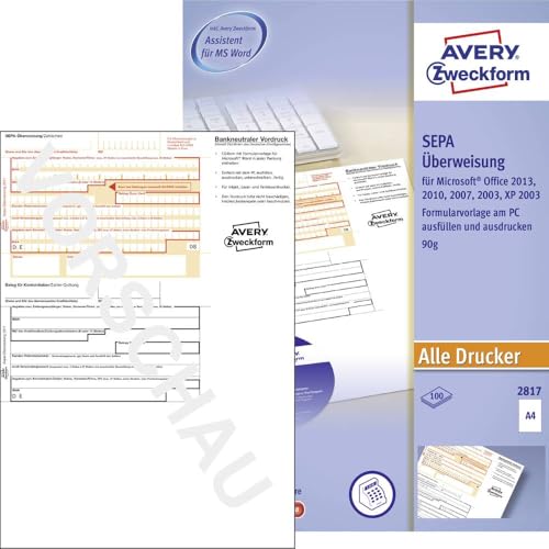 avery-zweckform-2817-sepa-berweisung-a4-100-blatt-wei-mit-software image 6