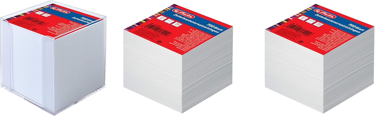 herlitz-notepad-zettelkasten-9-x-9-x-9-cm-schwarz-700-blatt-wei-gef-llt image 3