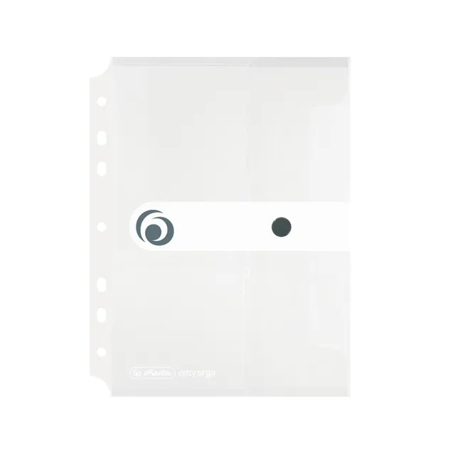 herlitz-11293818-dokumententasche-a5-abheftbar-mit-druckknopf-6er-pack-transpare image 1