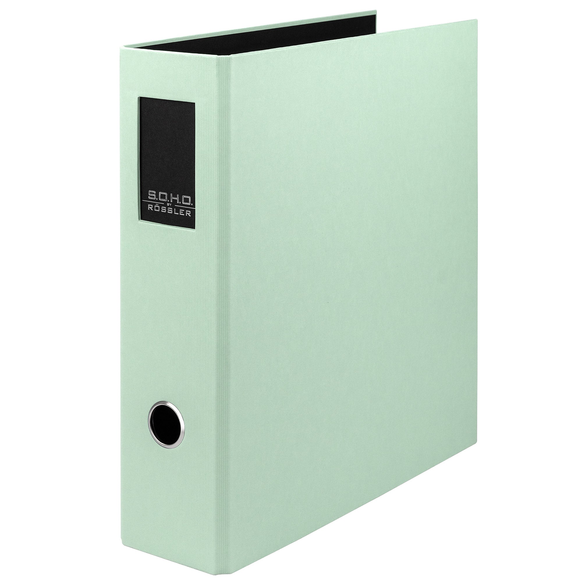 r-ssler-s-o-h-o-ordner-breit-a4-8-5-cm-mit-r-ckenschild-mint image 1