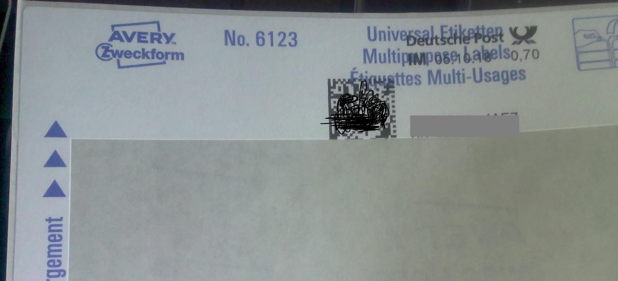Endlich ordentliche Etiketten