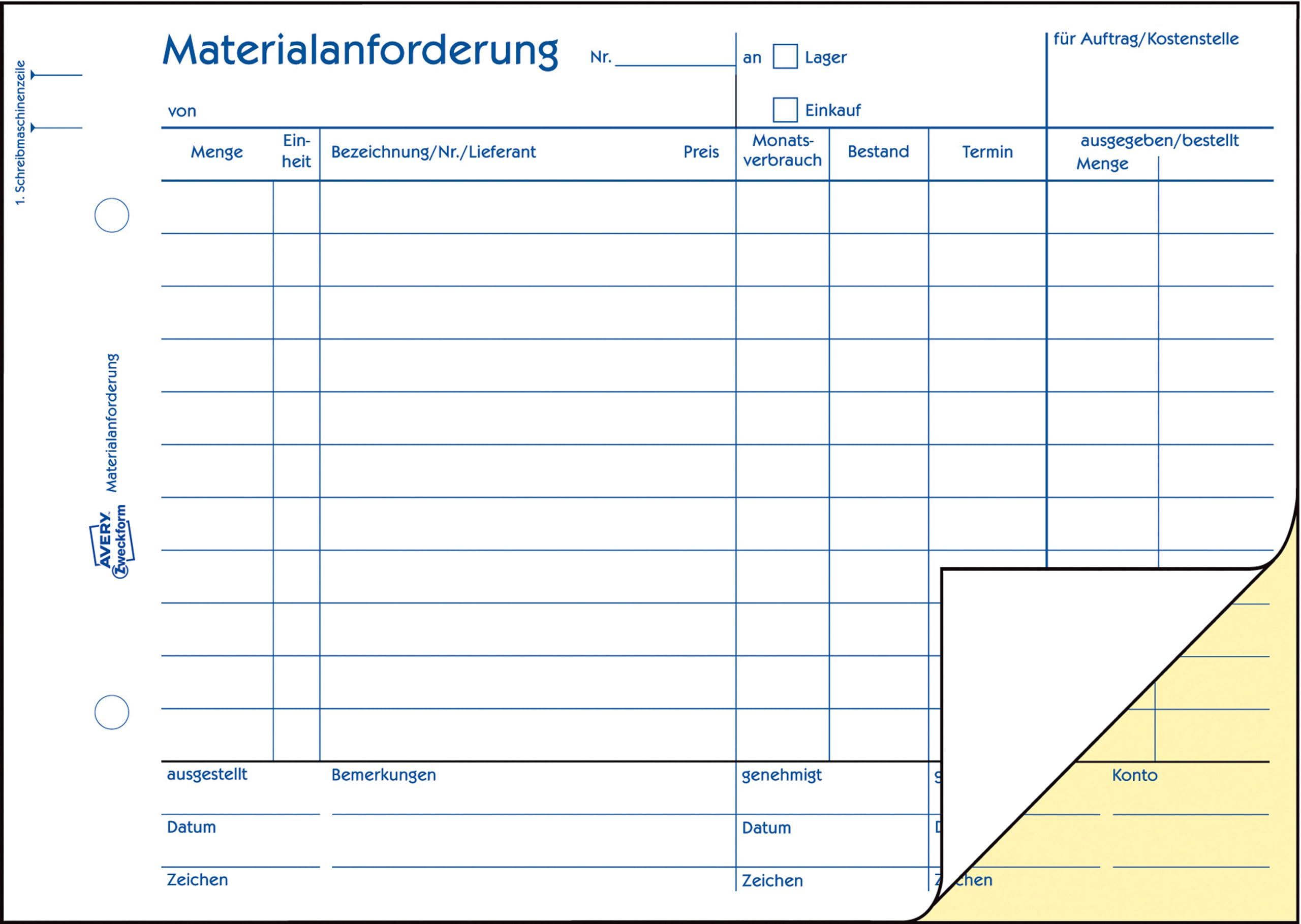avery-zweckform-1797-materialanforderung-a5-quer-2x40-blatt-selbstdurchschreiben image 2