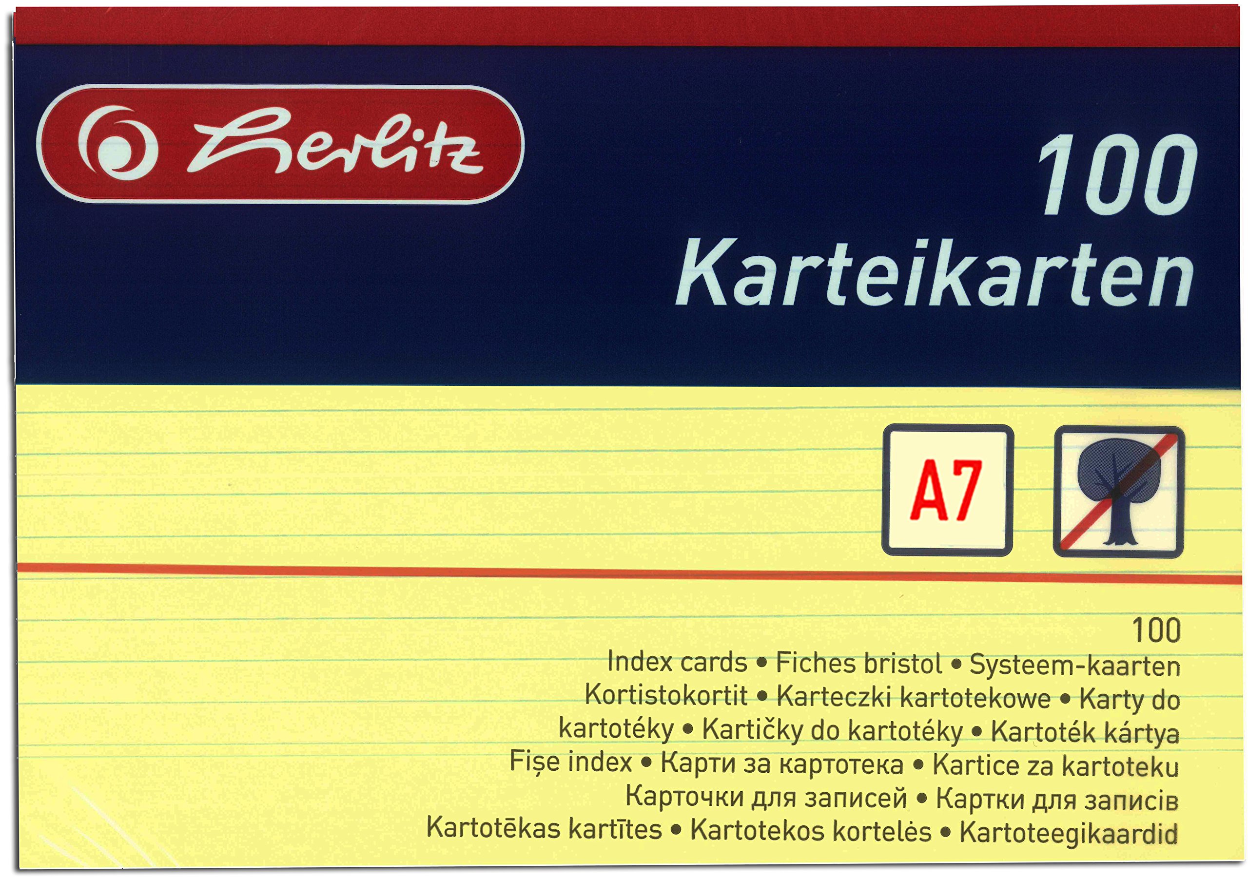 herlitz-karteikarten-a8-liniert-blau-100-st-ck image 2