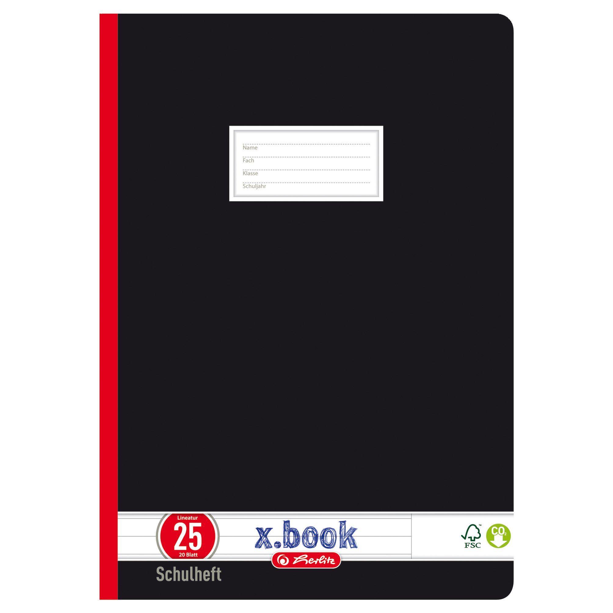 herlitz-331223-schulheft-a4-kariert-mit-rand-lineatur-26-20-blatt-schwarz-10er-p image 5