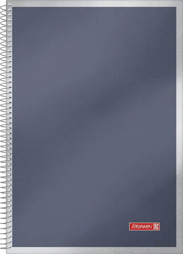 brunnen-student-collegebuch-a4-kariert-100-blatt-premium-schwarz image 1
